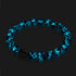 Blue Seaspray | .925 Sterling Silver | Firefly Glass Bracelet